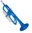 TIGER Trompete blau - Plastiktrompete blau